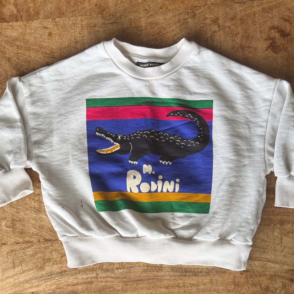 Mini Rodini Colorful Crocodile Sweatshirt